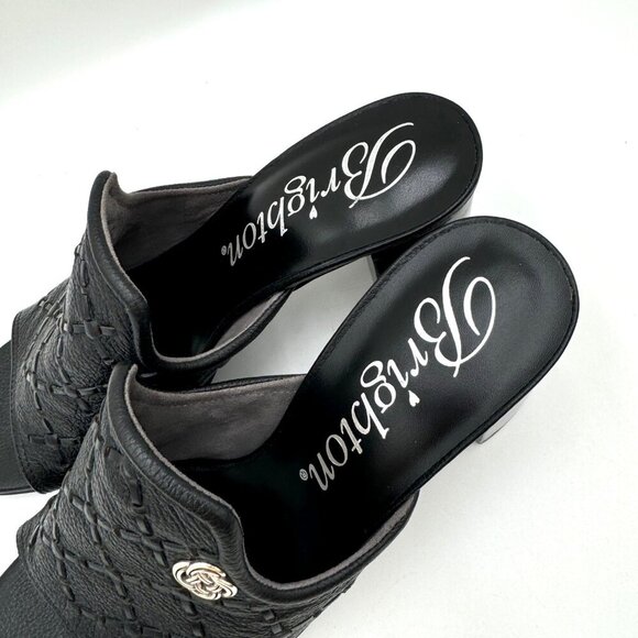Brighton Riley Laced Heel Slides woman’s size 8.5 Black - Picture 6 of 13